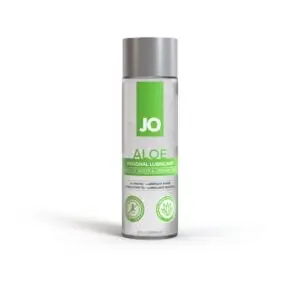 System Jo JO Aloe Water-Based Lubricant 8 oz. – Soothing, pH Balanced, Organic Aloe & Hyaluronic Acid