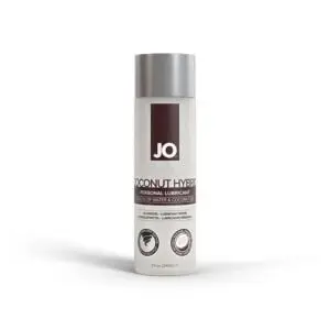 System Jo JO Coconut Hybrid Original Lubricant 8 oz. – Water-Based & Coconut Oil Blend for Smooth Comfort