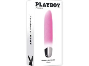 Evolved Playboy Bunnies On Parade Rechargeable Pink Bullet Vibrator with 87-Speed Vibrations