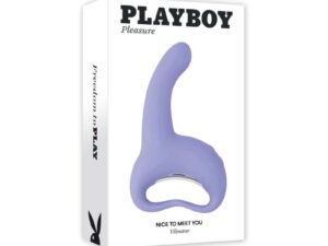 Evolved Playboy Nice To Meet You Vibrator with Curved Shaft and Multi-Speed Vibration