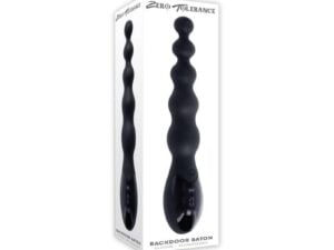 Evolved Zero Tolerance Backdoor Baton Rechargeable Anal Vibrator - Black