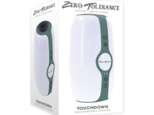 Evolved Zero Tolerance Touchdown Rechargeable Vibrating Tightening Stroker Silicone White (Part Number: