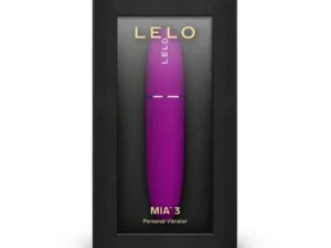 Lelo MIA 3 Personal Vibrator Deep Rose – Compact Discreet Clitoral Stimulator with 8 Vibration Patterns and