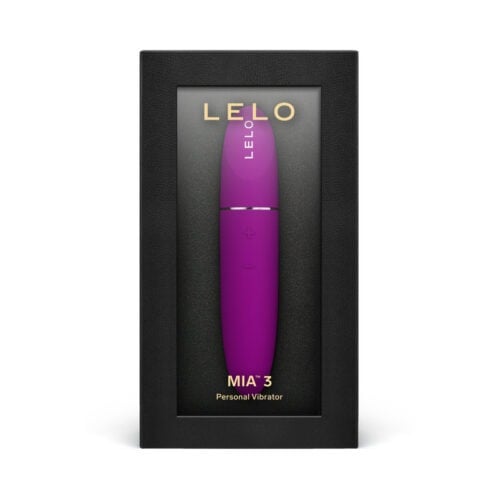 Lelo MIA 3 Personal Vibrator Deep Rose – Compact Discreet Clitoral Stimulator with 8 Vibration Patterns and Waterproof Design