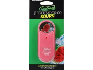 Doc Johnson GoodHead Juicy Head Dry Mouth Spray To-Go Sour Watermelon 0.3 oz.