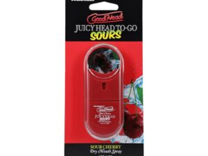 Doc Johnson GoodHead Juicy Head Dry Mouth Spray To-Go Sour Cherry 0.3 oz.