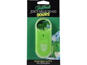 Doc Johnson GoodHead Juicy Head Dry Mouth Spray To-Go Sour Green Apple 0.3 oz.