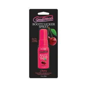 Doc Johnson GoodHead Booty Licker Spray Cherry 1 oz. – Flavor Enhancer for Intimate Play