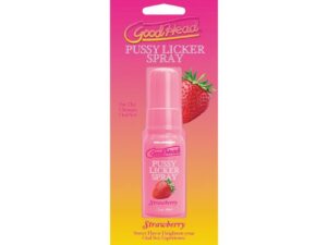 Doc Johnson GoodHead Pussy Licker Spray Strawberry 1 oz. – Flavor Enhancer for Oral Pleasure
