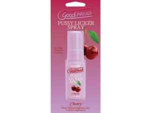 Doc Johnson GoodHead Pussy Licker Spray Cherry 1 oz. – Flavor Enhancer for Intimate Pleasure