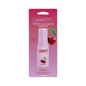 Doc Johnson GoodHead Pussy Licker Spray Cherry 1 oz. – Flavor Enhancer for Intimate Pleasure