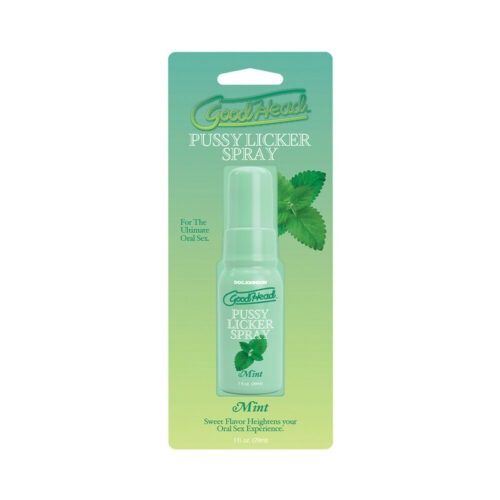 Doc Johnson GoodHead Pussy Licker Spray Mint - 1 oz. for Enhanced Pleasure