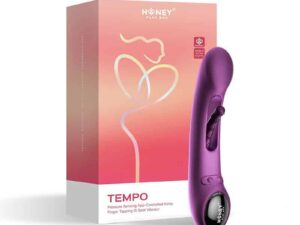 UC Global Trade INC. Honey Play Box Tempo Pressure Sensing App-Controlled Tapping G-Spot Vibrator Purple