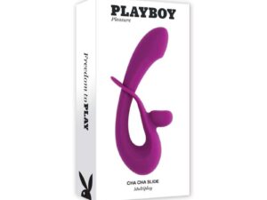 Evolved Playboy Cha Cha Slide Wild Aster Dual Vibe with Adjustable Clitoral Slide