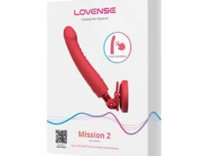 Lovense Mission 2 Vibrating Suction Cup Dildo with Touch-Sense Technology