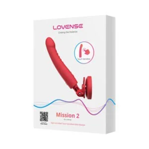 Lovense Mission 2 Vibrating Suction Cup Dildo with Touch-Sense Technology