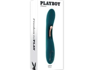 Evolved Playboy Aurelie Rechargeable Silicone G-Spot Tickling Vibrator in Deep Teal