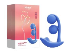 UC Global Trade INC. Honey Play Box Melody Pressure Sensing App-Controlled Twin Balls Dual Vibrator Blue