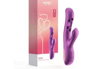 UC Global Trade INC. Honey Play Box Gem Pressure Sensing App-Controlled Twin Balls Rabbit - Purple