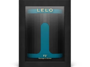 LELO F2S Massager & Stroker Teal - App-Connected Men’s Pleasure Device with Liquid Silicone Ribs