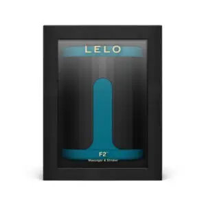 LELO F2S Massager & Stroker Teal - App-Connected Men’s Pleasure Device with Liquid Silicone Ribs
