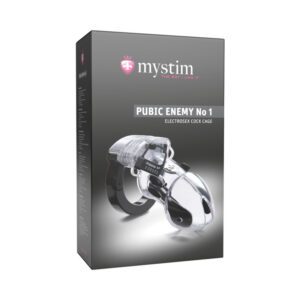 Mystim Pubic Enemy No 1 Electrosex Cock Cage with E-Stim Function by Mystim GmbH