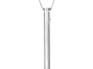 Crave Vesper Necklace Vibe Silver by Crave Innovations - Elegant External Stimulator with 4 Speeds
