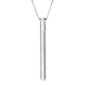 Crave Vesper Necklace Vibe Silver by Crave Innovations - Elegant External Stimulator with 4 Speeds