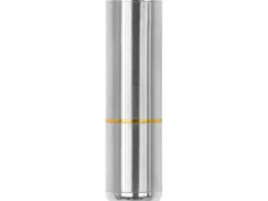 Crave Innovations Crave Bullet Silver with Gold Band – Waterproof Rechargeable Stainless Steel Vibrator