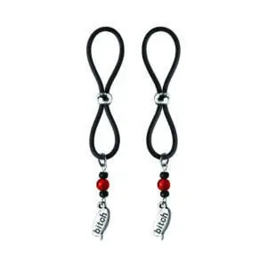 PHS International Nipple Halos Bitch Charms - Body Safe Silicone Nipple Enhancers