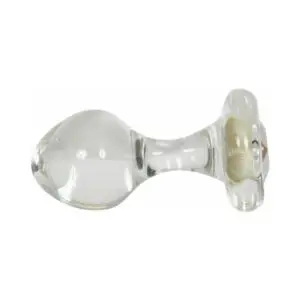 Crystal Delights Small Clear Plug with Gem Aurora Borealis by Crystal Delights LLC - Part CCP2S-C01