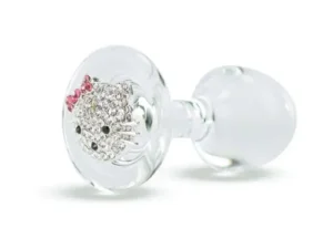 Crystal Delights LLC CCP2-HK Crystal Delights Kitty Plug with Handcrafted Pouch
