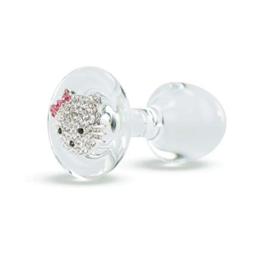 Crystal Delights LLC CCP2-HK Crystal Delights Kitty Plug with Handcrafted Pouch