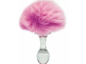Crystal Delights Magnetic Bunny Tail Plug Pink - Part Number CCFTP2S-FBT20