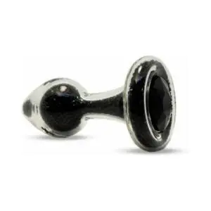 Crystal Delights Sparkle Plug Black by Crystal Delights LLC – Handcrafted Glass Erotic Art Toy
