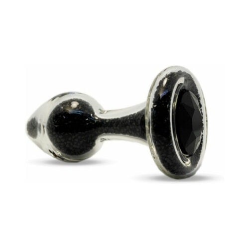 Crystal Delights Sparkle Plug Black by Crystal Delights LLC – Handcrafted Glass Erotic Art Toy