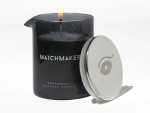 A&R Naturelles Inc Eye of Love Matchmaker Black Diamond Attract Her Massage Candle – 3-in-1 Sensual Wax with Pheromones
