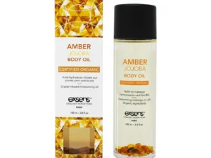 Laboratorie Kemesys Exsens Amber Jojoba Body Oil – 3.4 oz. Natural Moisturizer with Amber Crystals