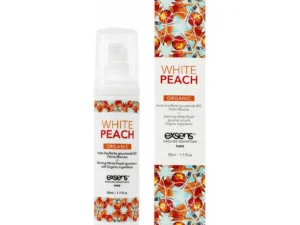 Laboratorie Kemesys Exsens Warming Massage Oil White Peach - 1.7 oz. Organic & Vegan, Paraben-Free