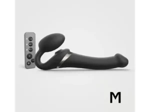Lovely Planet USA Strap-On-Me Multi Orgasm Bendable Strap-On - Medium Black