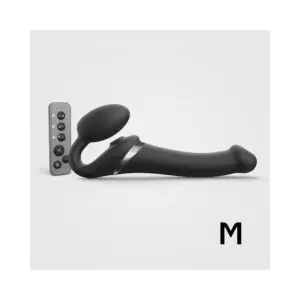 Lovely Planet USA Strap-On-Me Multi Orgasm Bendable Strap-On - Medium Black
