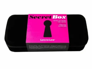 Lovely Planet USA Love to Love Secret Black Velvet Lock Box with Digital Padlock