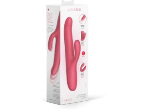 COTR Inc. Le Wand Thrust Rechargeable Dual-Action Rabbit Vibrator with G-Spot and Clitoral Stimulation