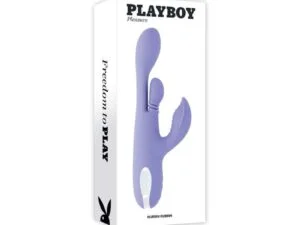 Evolved Playboy Nubbin Rubbin Rechargeable Dual Stimulator Vibe in Purple