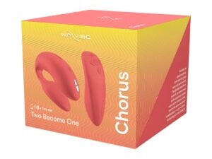 We-Vibe Chorus Couples Vibrator Crave Coral - Adjustable, App-Controlled G-Spot and Clitoral Stimulation