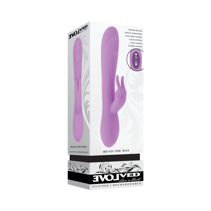 Evolved Bead The Way Rechargeable Dual Stimulator Silicone Pink - EN-RS-6527-2