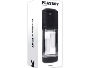 Evolved Playboy Side Piece Rechargeable Vibrating Warming Stroker