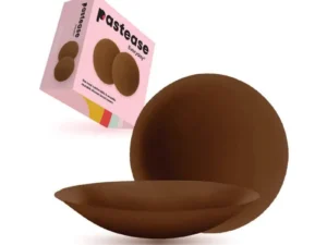 Pastease Halos Reusable Silicone Breast Covers Small Dark for A-C Cups