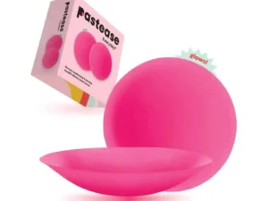Pastease Halos Neon Pink Reusable Silicone Nipple Covers for A-C Cups - Glow-in-the-Dark, Small