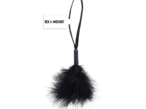 Sportsheets Peaches 'n CreaMe Wrist Feather Tickler in Black